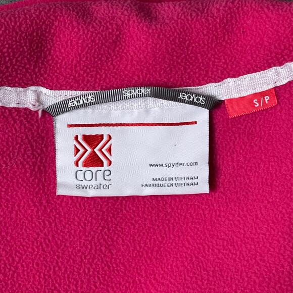 Spyder Women’s Core Sweater Pink Full-Zip Jacket – Size S - Picture 7 of 10